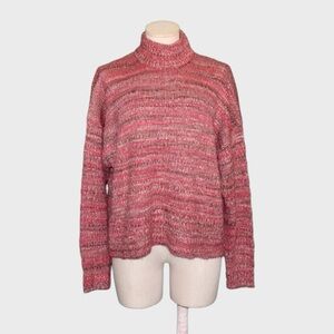 J Crew Space-dyed Mockneck Sweater